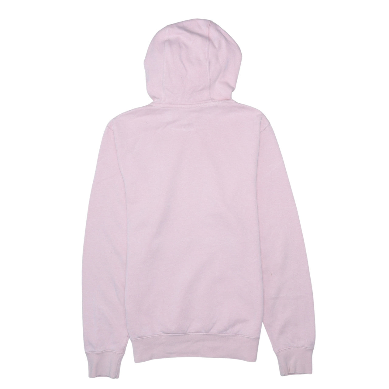 Nike Womens Pink Pullover Hoodie XS Cotton Blend Logo Sweatshirt