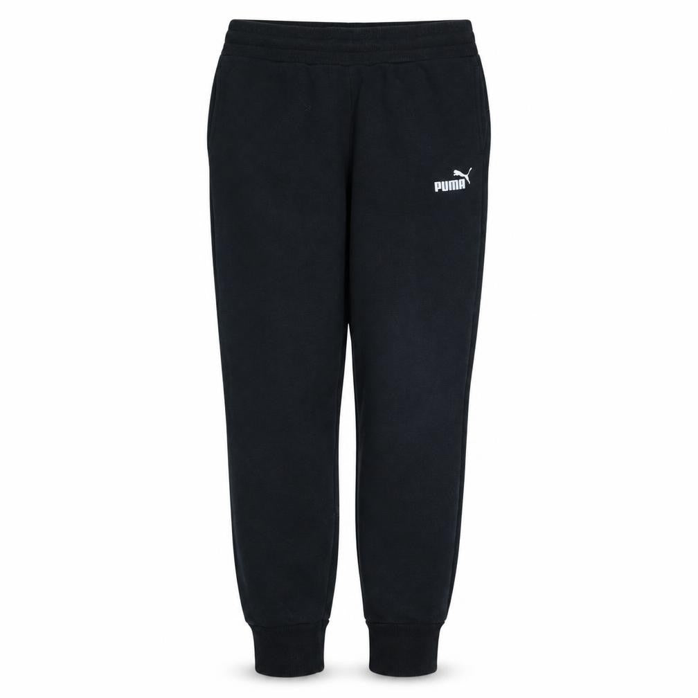 Puma Womens Black Jogger Trousers Size 12 Regular Fit Fleece