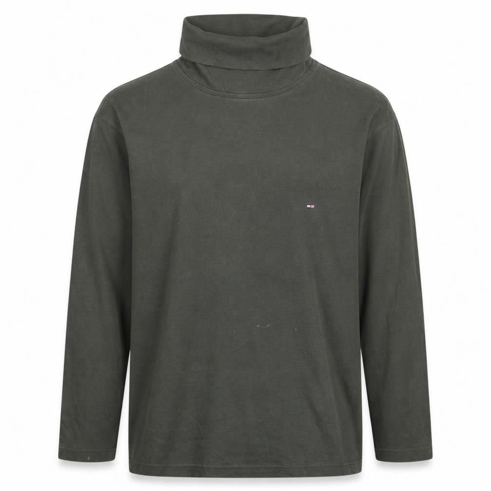 Tommy Hilfiger Men's Green L Pullover Cotton Sweatshirt