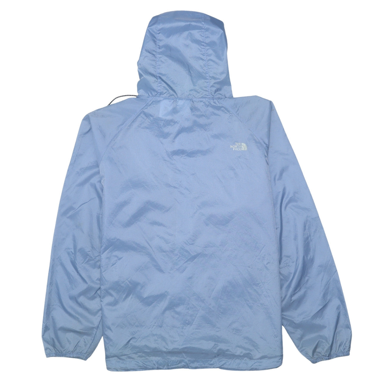 The North Face Womens Blue Hooded Windbreaker Jacket Size M