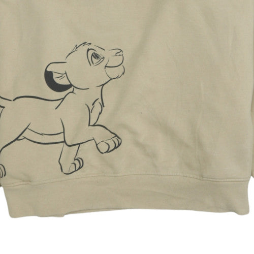 Primark Disney Women Beige Lion King Pullover Hoodie Size L 14/16