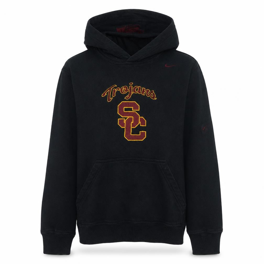 Nike Men's Black USC Trojans Pullover Hoodie Fleece Size S