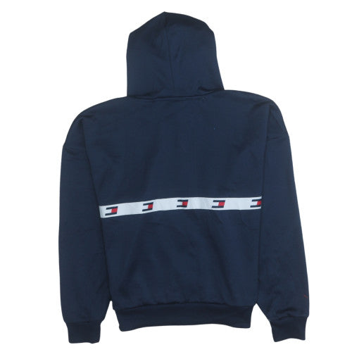 Tommy Hilfiger Men’s Blue Full Zip Hoodie Size S Classic Logo