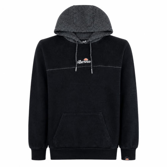 Ellesse Mens Black XS Pullover Hoodie with Logo Design