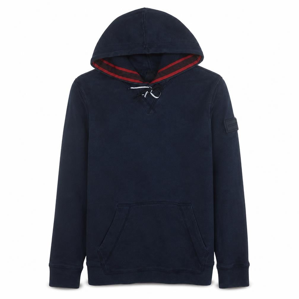 Hugo Boss Men's Blue Pullover Hoodie Size S Regular Fit