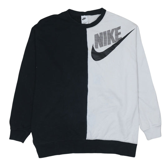 Nike Men's Multicoloured Pullover Sweatshirt M Graphic Crew Neck
