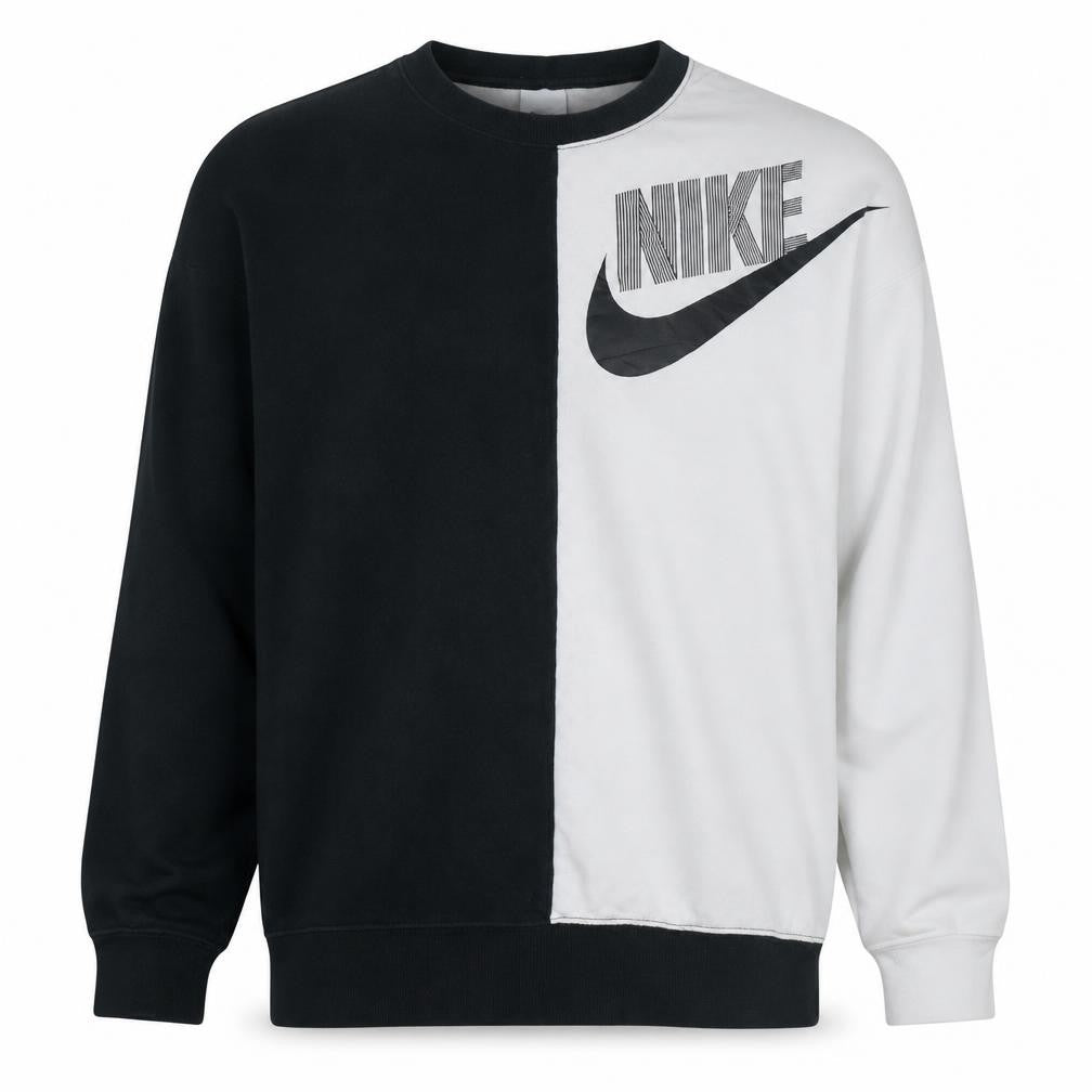 Nike Men's Multicoloured Pullover Sweatshirt M Graphic Crew Neck