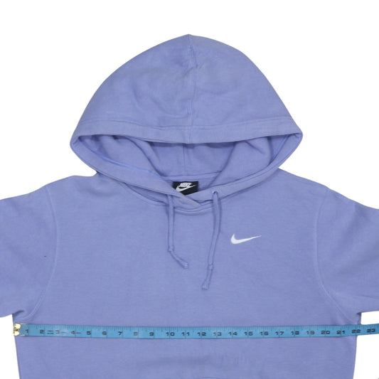 Nike Women’s Blue Pullover Hoodie Small Cotton Blend Sweatshirt