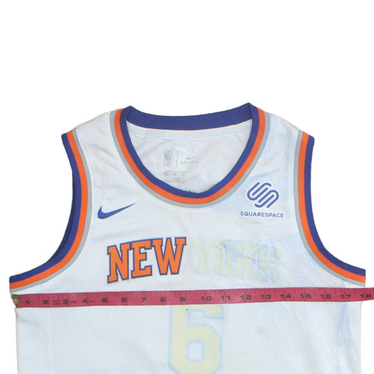 Nike Men's New York Knicks White Basketball Jersey Tank Top Size M