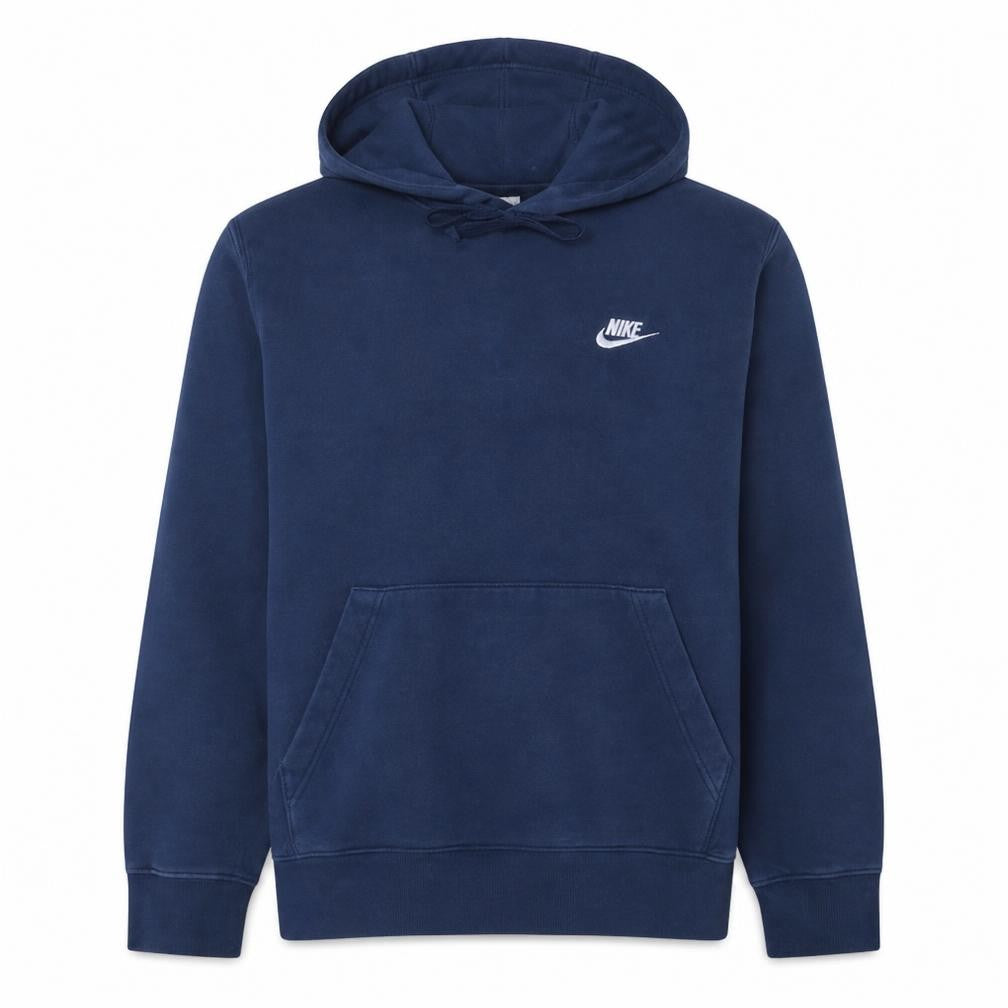 Nike Men's Blue Pullover Hoodie Small Fleece Regular Fit