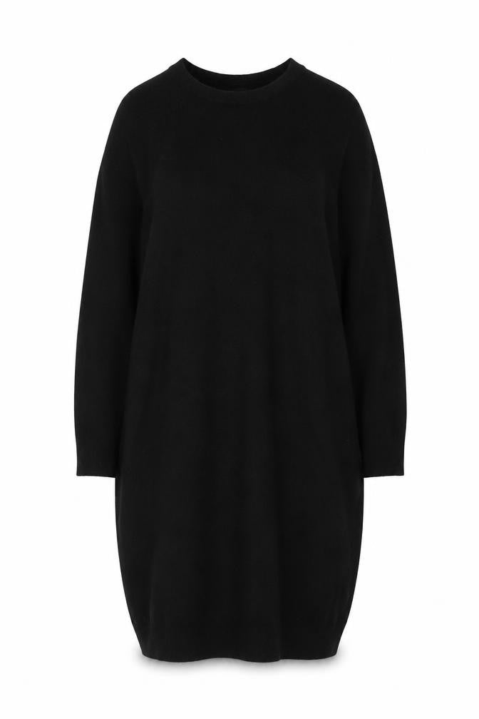 Vero Moda Women’s Black Knit Jumper Dress Size M Long Sleeve