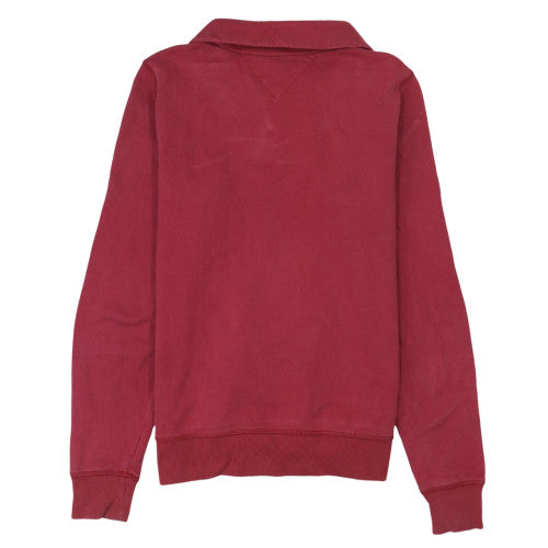 Tommy Hilfiger Men Red Vintage Fit Pullover Sweatshirt Size M