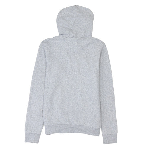 Puma Womens Grey Hooded Pullover Sweatshirt Size 12 M Logo Hoodie