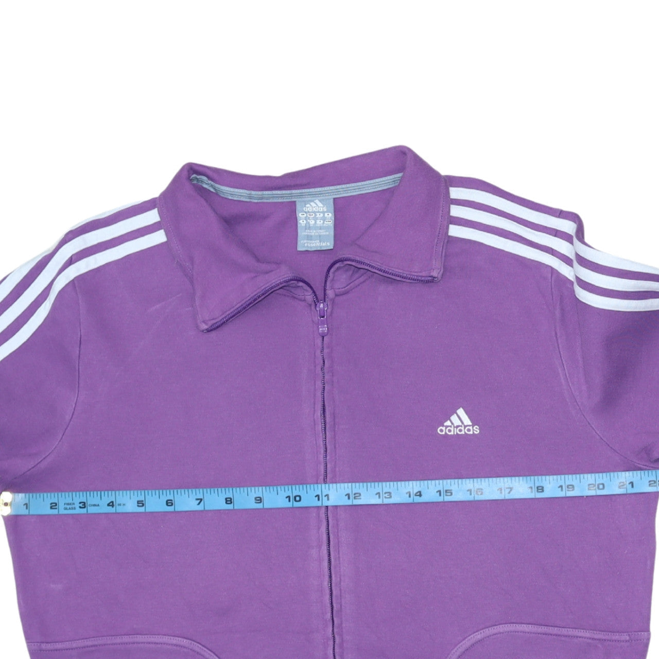 Adidas Women’s Purple Full Zip Track Jacket Size 14