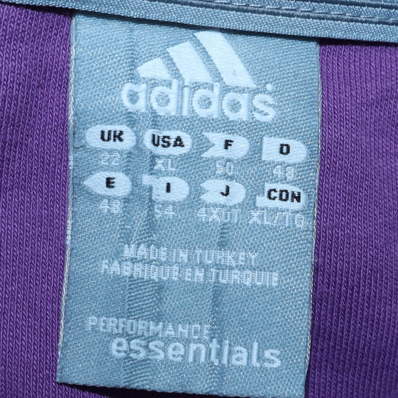 Adidas Women’s Purple Full Zip Track Jacket Size 14