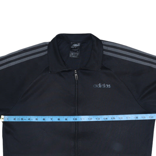Adidas Men's Black M Track Jacket Full Zip Sportswear