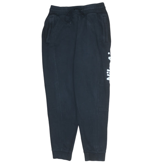 Nike Men's Black Jogger Sweatpants S Regular Fit Fleece Trousers