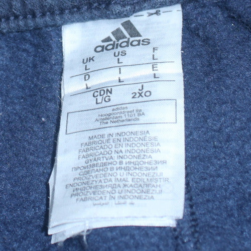 Adidas Men's Black Jogger Sweatpants L Relaxed Fit Comfortable