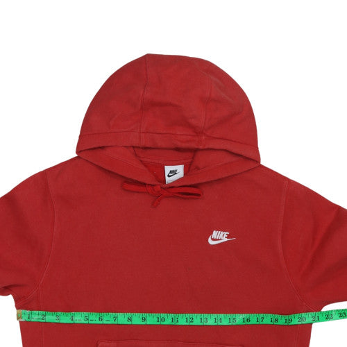 Nike Men's Red Pullover Hoodie Size S Regular Fit Fleece