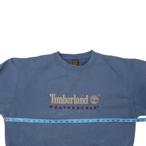 Timberland Men's Blue XL Pullover Sweatshirt Logo Outdoor