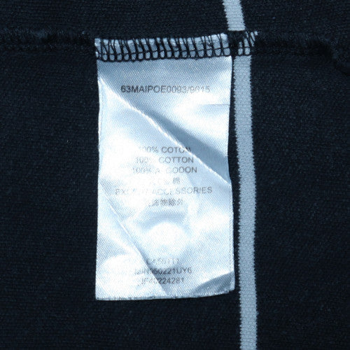 Eden Park Men's Black Striped Long Sleeve Polo Shirt Size L