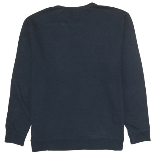 Lee Mens Black XL Pullover Sweatshirt Crew Neck Classic Logo