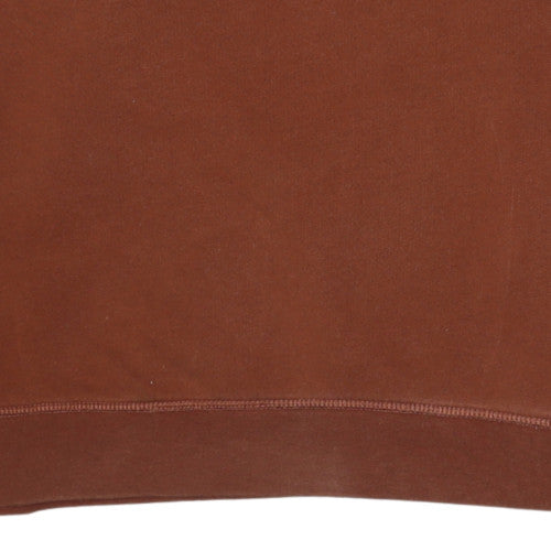 The Kooples Mens Brown Crew Neck Embroidered Sweatshirt Size L