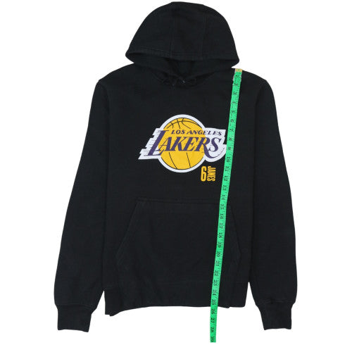 NBA Mens Black Pullover Hoodie Los Angeles Lakers M Regular Fit