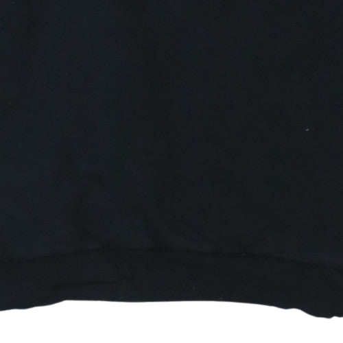 Fila Mens Black XS Pullover Hoodie Logo Sportswear