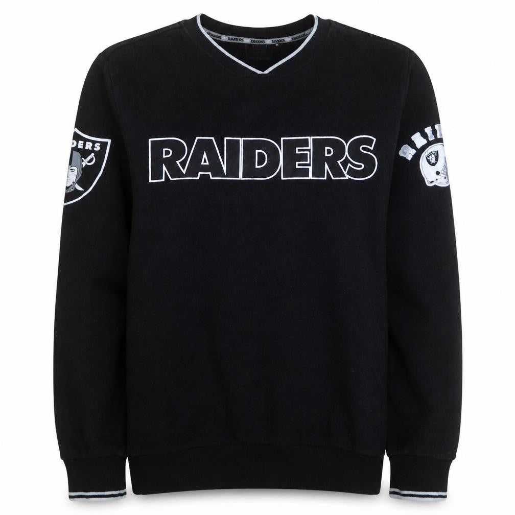 Primark NFL Raiders Black Women's Medium Pullover Sweatshirt