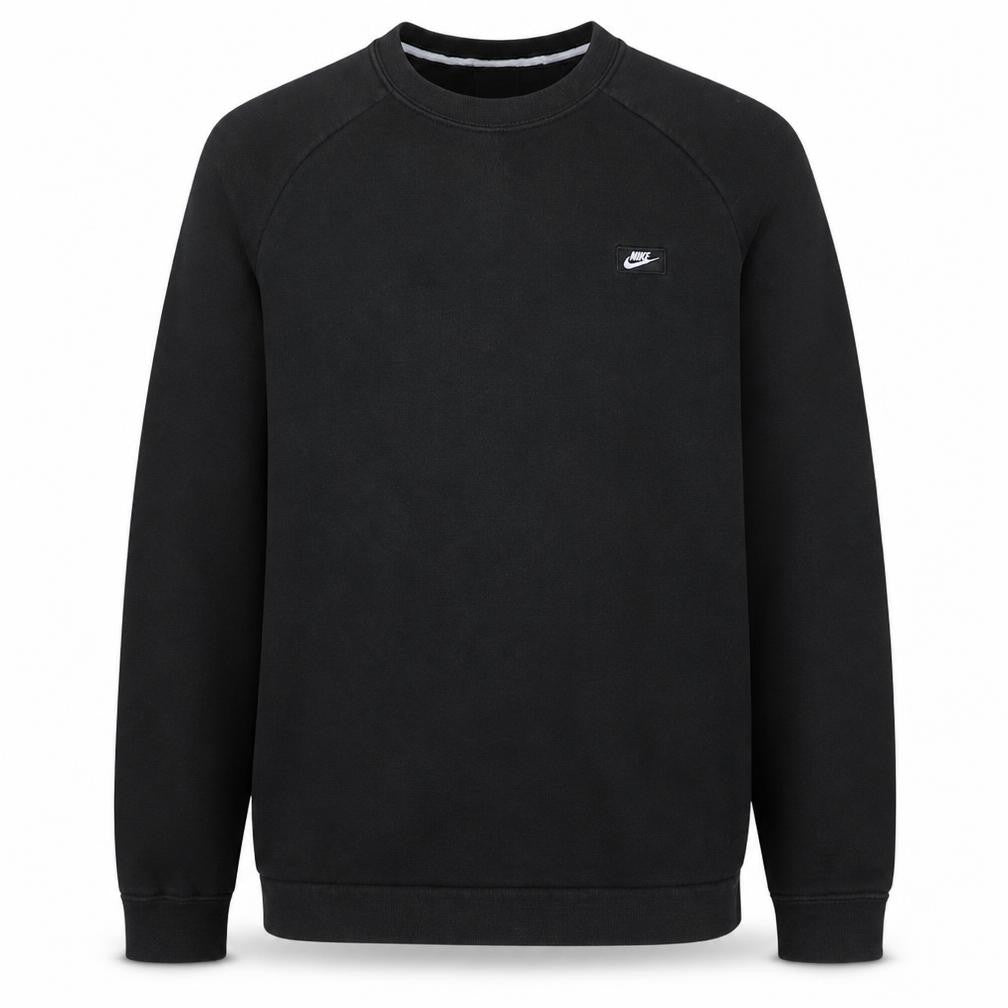 Nike Men’s Black Crew Neck Pullover Sweatshirt M Regular Fit