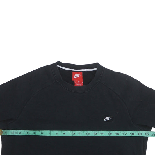 Nike Men’s Black Crew Neck Pullover Sweatshirt M Regular Fit