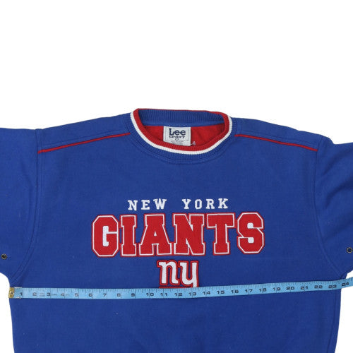 Lee Sport Men's Blue NY Giants Pullover Sweatshirt M Vintage