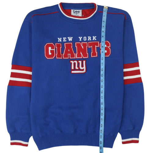 Lee Sport Men's Blue NY Giants Pullover Sweatshirt M Vintage