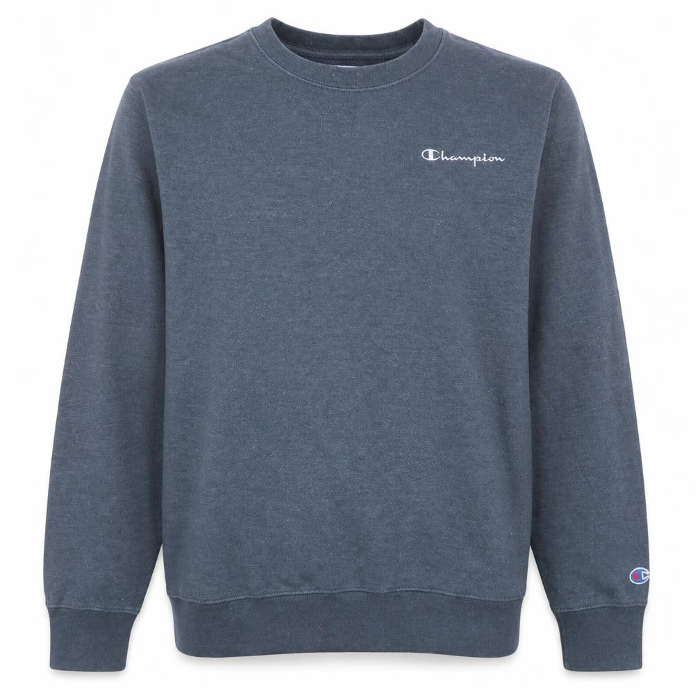 Champion Men's Grey Crew Neck Pullover Sweatshirt M Regular Fit