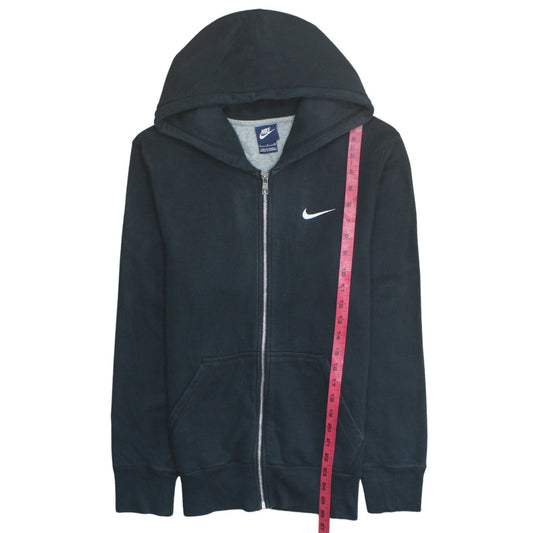 Nike Men's Black Full Zip Hoodie Size S Cotton Sportswear