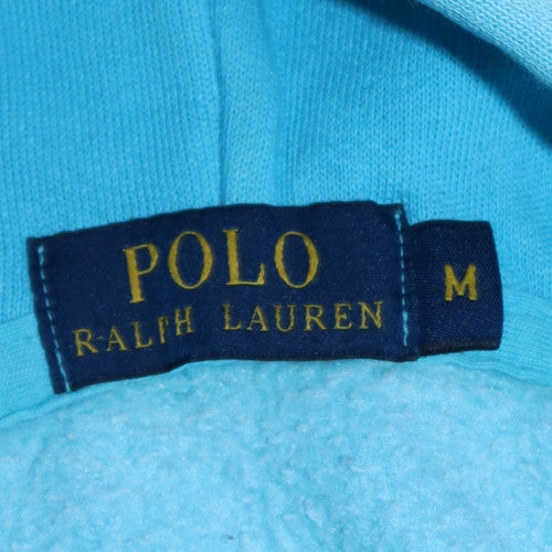 Polo Ralph Lauren Men's Blue Pullover Hoodie Size M Cotton Blend