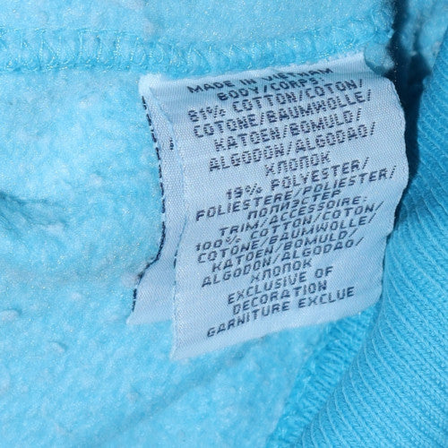 Polo Ralph Lauren Men's Blue Pullover Hoodie Size M Cotton Blend