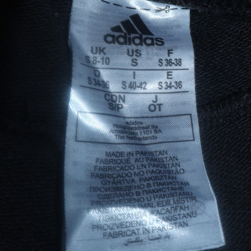 Adidas Womens Black S 8-10 Jogger Sweatpants with Pockets