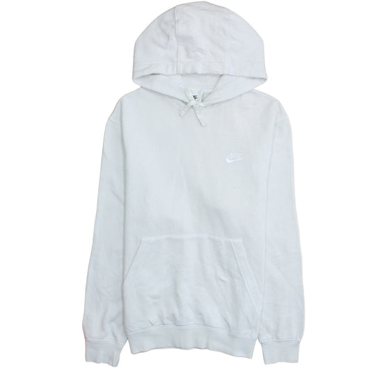 Nike Men's White Pullover Hoodie Small Regular Fit Fleece