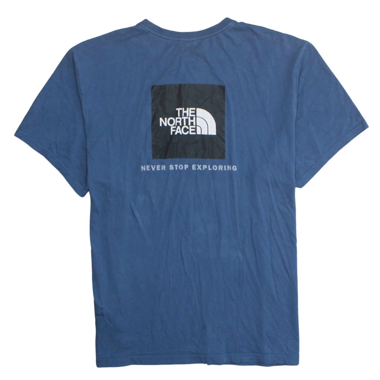 The North Face Men's Blue 2XL Cotton Outdoor Graphic T-Shirt