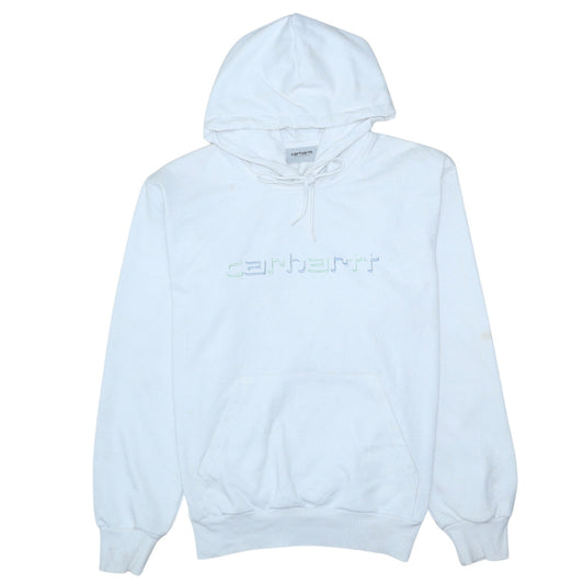 Carhartt WIP Men's White Embroidered Pullover Hoodie Size M