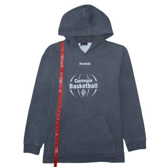 Reebok Men Grey XL Pullover Hoodie Sports Basketball Fleece