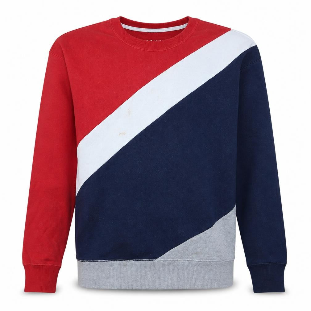 FILA Men's Multicoloured Crew Neck Sweatshirt Size S Regular Fit