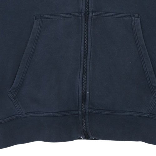 Nike Men's Blue Full Zip Fleece Hoodie L Regular Fit