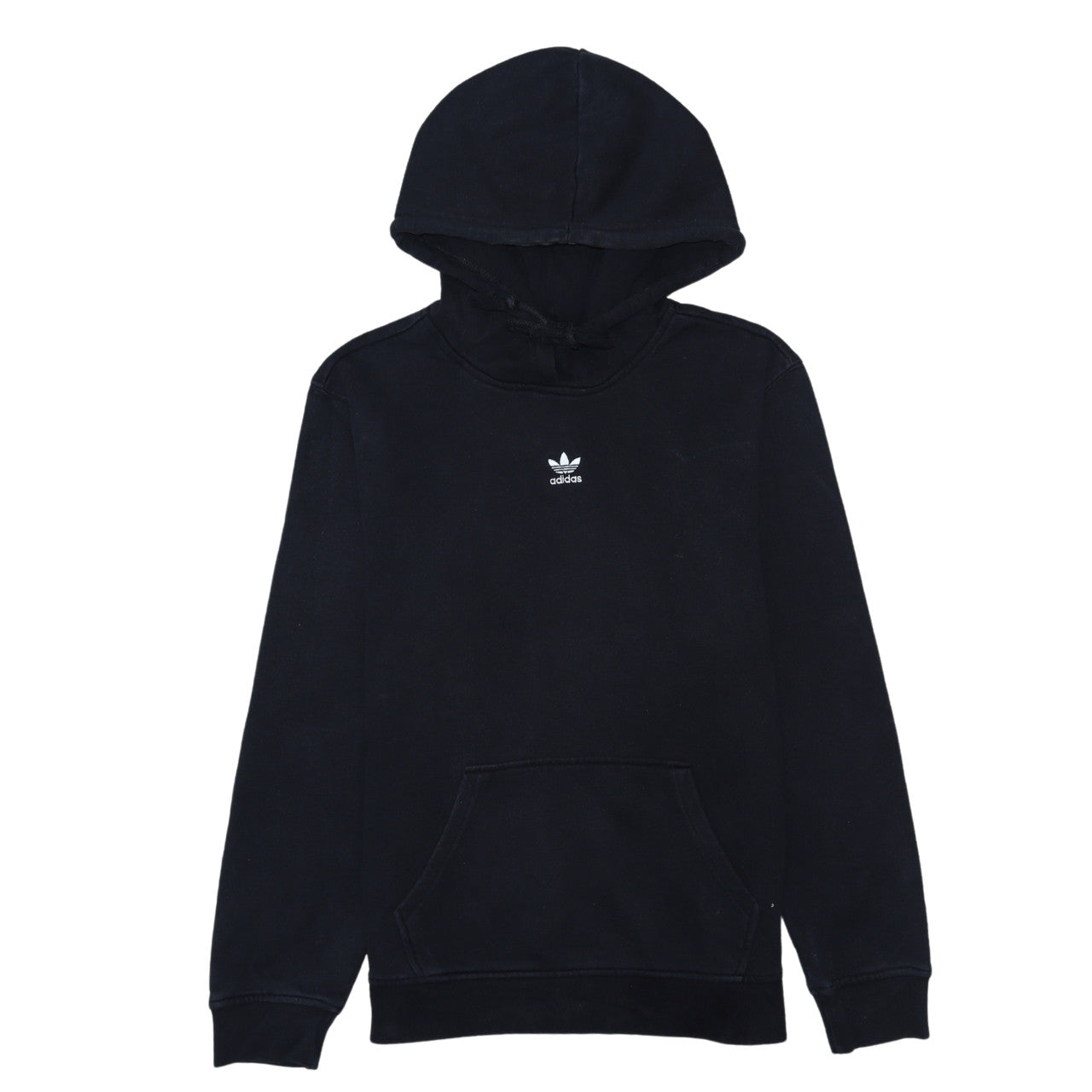 Adidas Womens Black Size 8 Pullover Hoodie Sweatshirt