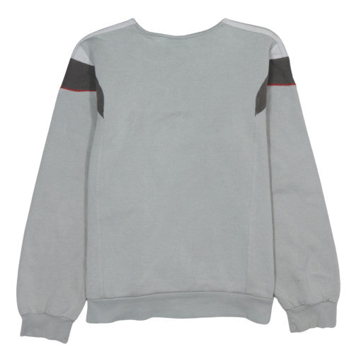 Adidas Womens Grey Crew Neck Pullover Sweatshirt Size 14