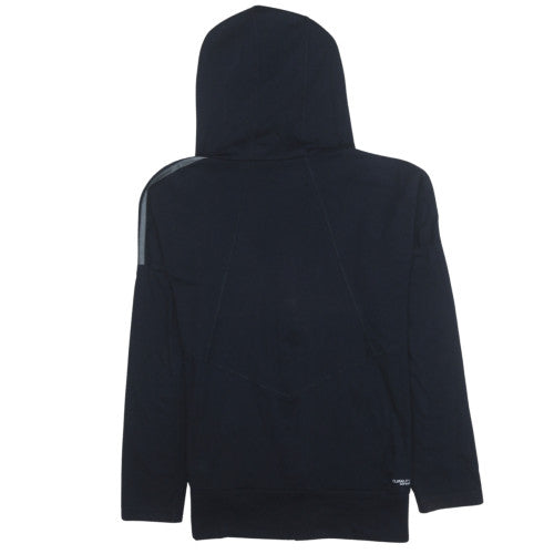 Adidas Womens Black Size 16 Hooded Full Zip Track Jacket