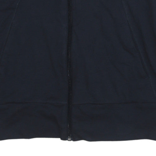 Adidas Womens Black Size 16 Hooded Full Zip Track Jacket