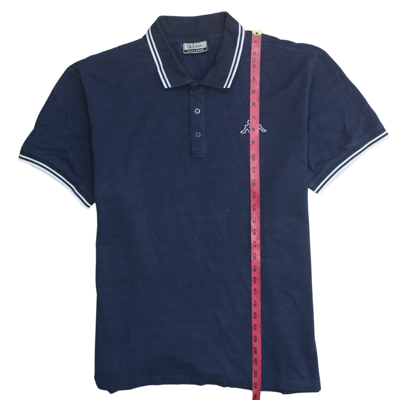 Kappa Men's Blue 3XL Cotton Polo Shirt Casual Sportswear